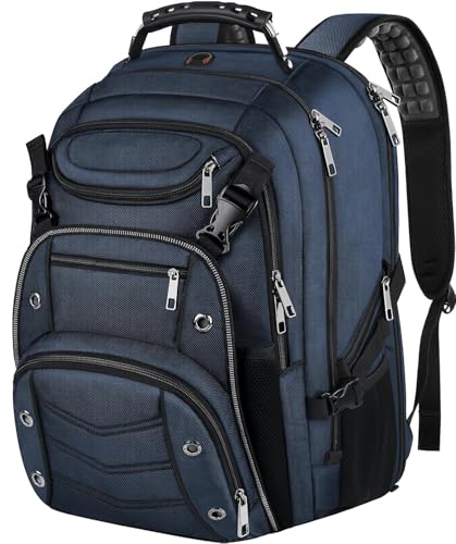18.4 Laptop Backpack for unisex (All Blue Rfid 18.4 Inch Backpack)