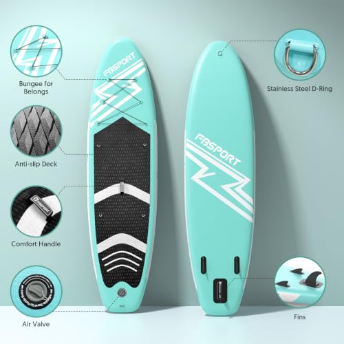 11' Premium Stand Up Paddle Board (Mint Green)