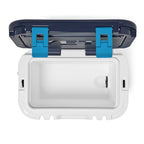 Roadie 15 Hard Cooler with DoubleDuty Shoulder Strap (White/Blue)