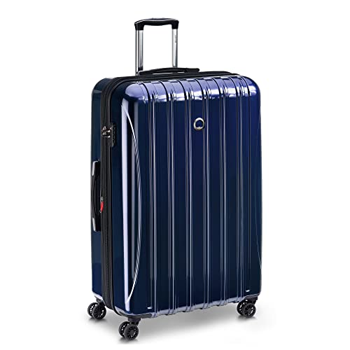 Helium Aero Hardside Expandable Luggage with Spinner Wheels (Blue Cobalt / Checked-Large 28 Inch)