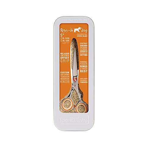Centrix Roc It Dog R 500 5” Professional Stylist Barber Hair Shears for Cutting (5 Inch (Pack of 1))
