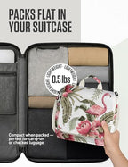 Hanging Travel Toiletry Bag (Pink Flamingo)