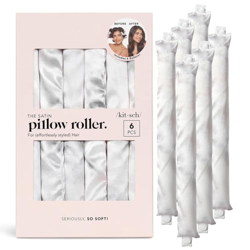 Satin Pillow Rollers Flexi Rods (1 Count (Pack of 6))