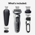 Electric Razor for Men (Silver / 5 Piece Set\n)
