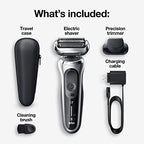 Electric Razor for Men (Silver / 5 Piece Set\n)