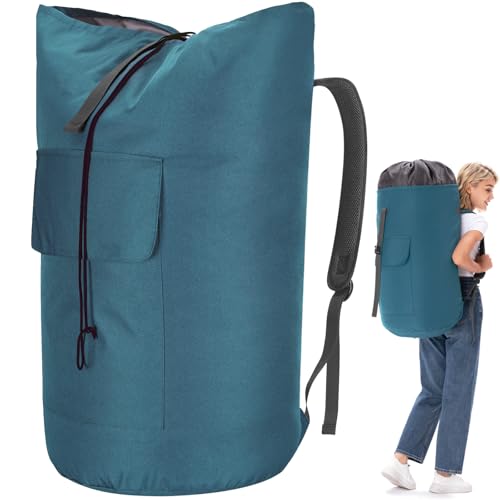 Backpack Laundry Bag (Teal)