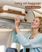 Luggage Sets with Spinner Wheels (3 piece set(DB) / WHITE-BROWN)