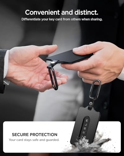 Key Card Holder for Tesla Model Y (Carbon)