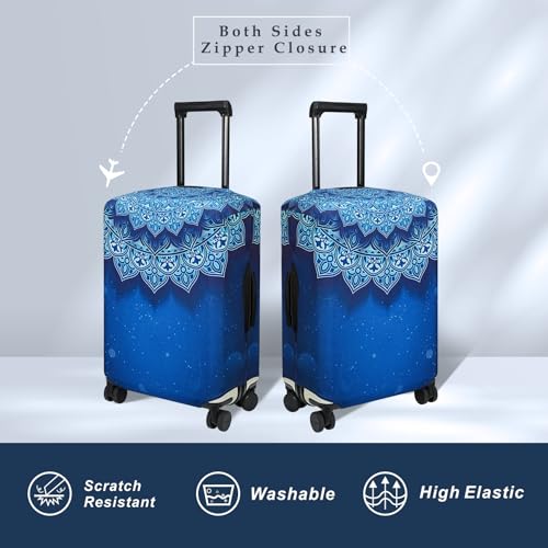 Luggage Cover Fits 31 (XL / Blue Violets)