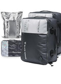 Black Voyage Reusable Vacuum Compression Travel Bag for Carry (Gray (2-Pack) / Medium)