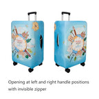 Travel Luggage Cover Suitcase Cover Protector Skins 18 (ocean / L (for 25--28 inch luggage))
