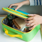 Kids Insulated Lunch Box (9.75 x 7 x 3.25 inches / Monster Green)