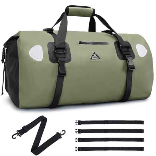 Waterproof Duffel Bag Roll (Army Green / 70L)