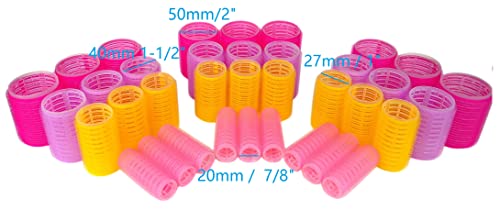 Hair Rollers Self Grip Holding Rollers Hairdressing Curlers Hair Design Sticky Cling Style For DIY Or Hair Salon By Kamay's