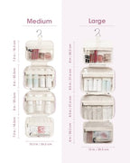 Travel Toiletry Bag for Women (Y-Pink Flower Buds / Large)