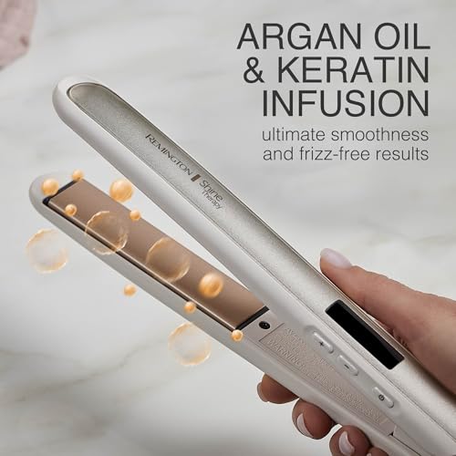 Shine Therapy 1 Inch Hair Straightener (Champagne / 1”)