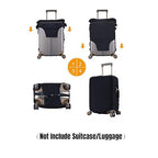 Sunset Mountain Scenery Luggage Cover Washable Suitcase Protector (X Large / Italy Sunset Mountain Scenery)