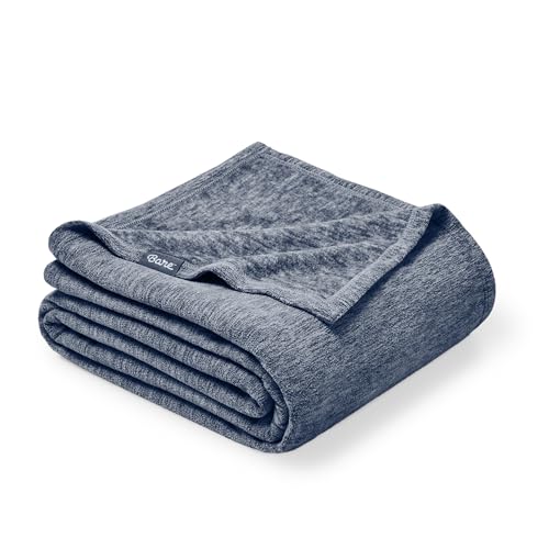 Polar Fleece Blanket (Full/Queen / 02 - Heathered Dark Blue)
