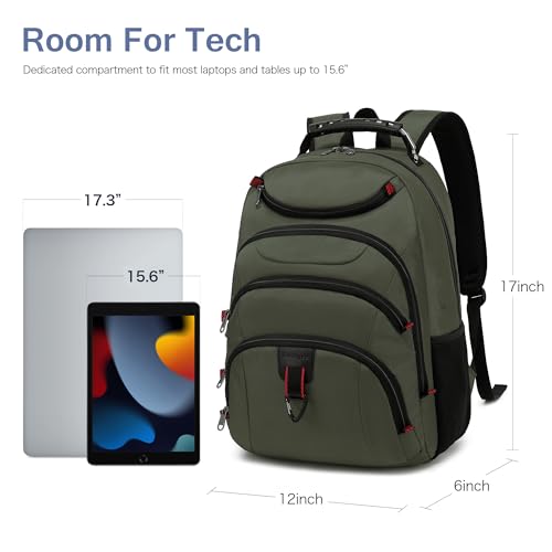 Laptop Backpack for men (15.6 / Army Green)