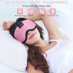 Sleep Mask with Bluetooth Headphones
