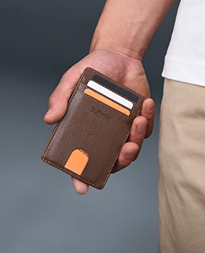 Mens Slim Wallet (Chicago Coffee)