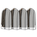 Garment Bags for Leather Coat Suit Bags for Closet Storage 43 in (43"-4pcs)