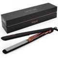 C3 Hair Straightener Flat Iron Professional for Hair Titanium Plates Control Temperature Women (Black Copper Soft Touch)