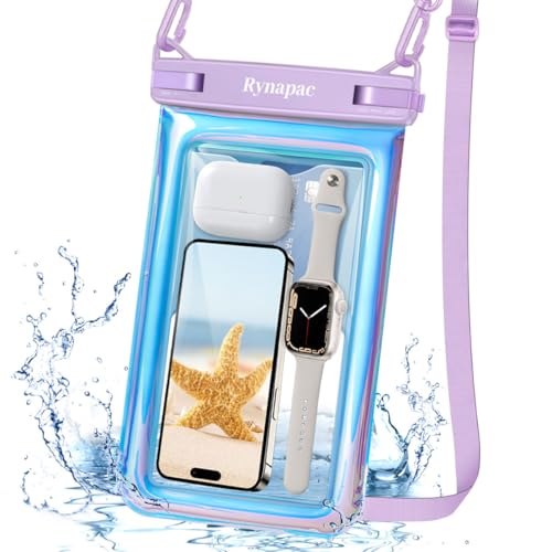 Waterproof Phone Pouch Floating [Up to 10''] (Extra Large [10inch] / Iridescent)