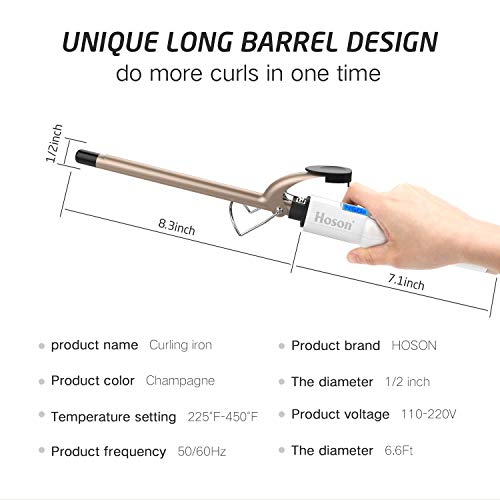1 2 Inch Curling Iron Professional (0.5 Inch)