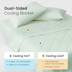 Cooling Throw Blanket for Hot Sleepers 50"x70" (Mint Green / Throw (50" x 70"))