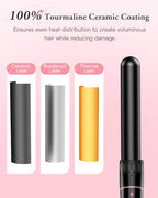 Long Barrel Curling Iron Wand Set