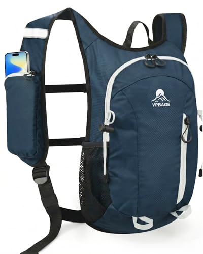 Foldable Small Hiking Backpack with 3 Strap Pockets (Darkgray)