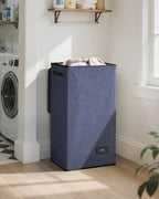 100L Laundry Hamper with Lid (Navy Blue / 100L)
