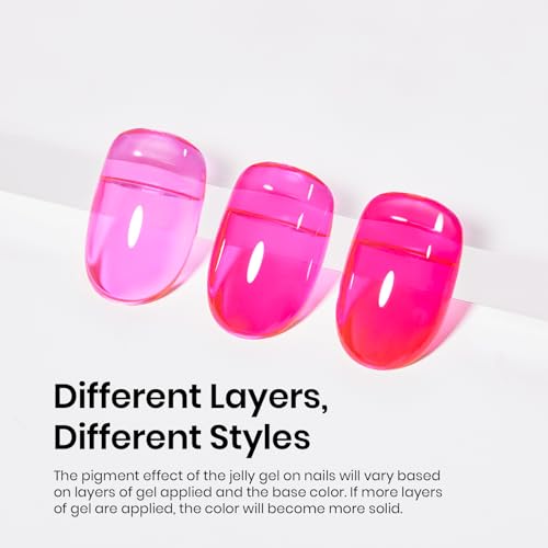 Beetles Hot Pink Gel Polish (Vibrant Night)