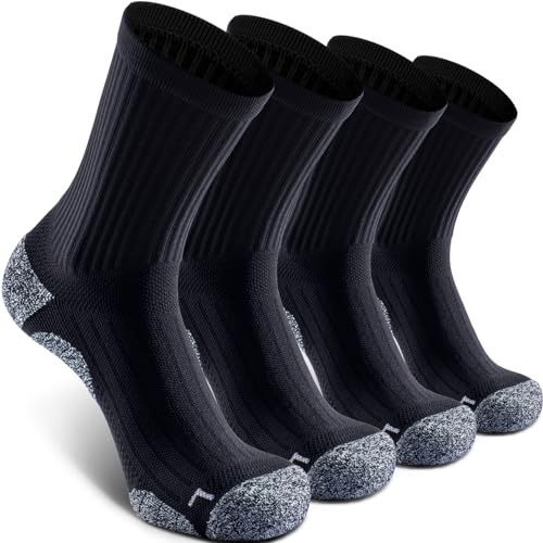 Cushioned Compression Unisex Mid (Medium / Black (4 Pairs))