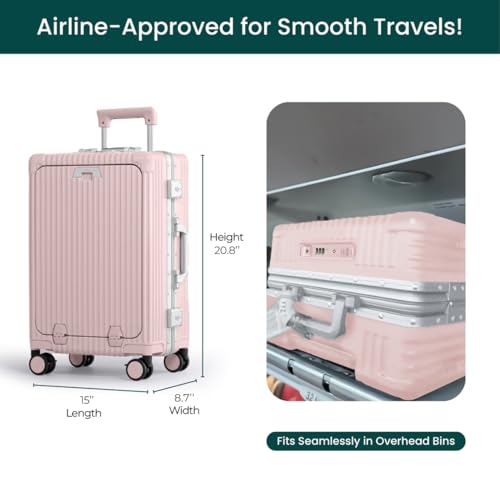 Carry on Luggage (Blush / 20.8")