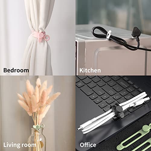20Park]UMUST Silicone Cable Ties (4.2Inch / 20pcs-white)