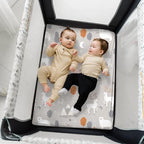 Pack n Play Sheets (Snowy Forest / 38X26 Inch)