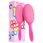 Detangling Brush for Curly Hair (Pink)