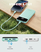 Portable Charger with Built in Cables (Qing)