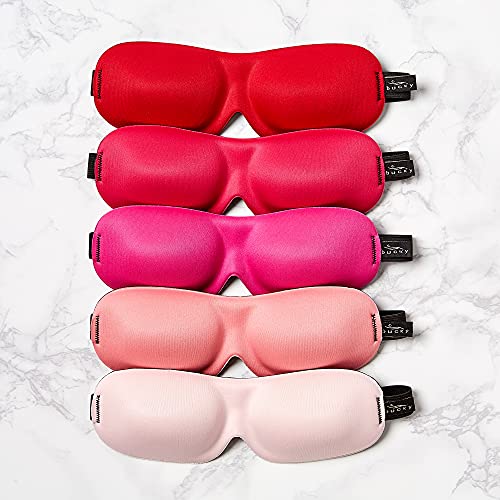 40 Blinks No Pressure Solid Eye Mask for Sleep & Travel (Magenta / 1 Count (Pack of 1))