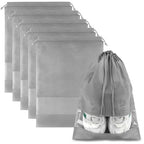 Grey Travel Shoe Bags (Grey / 5 Pack)