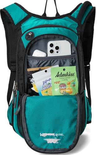 15L Insulated Hydration Backpack Pack with 2L Water Bladder Lightweight Hiking Backpack Bag for Women Men Daypack for Hiking Running Festival Camping Biking