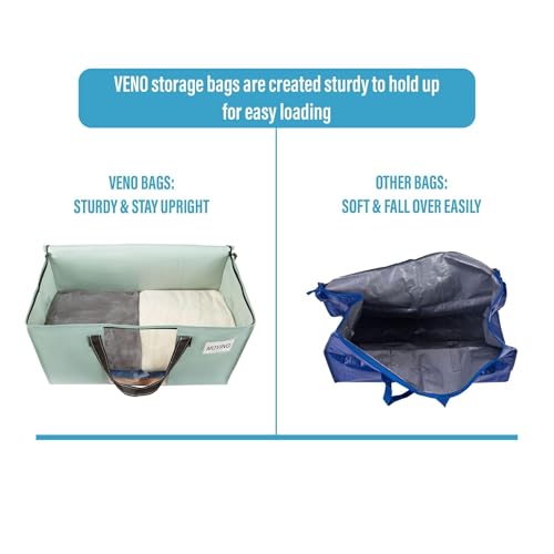 Moving Bags Wide Open Top (Light Green Matte / 4 Pack)