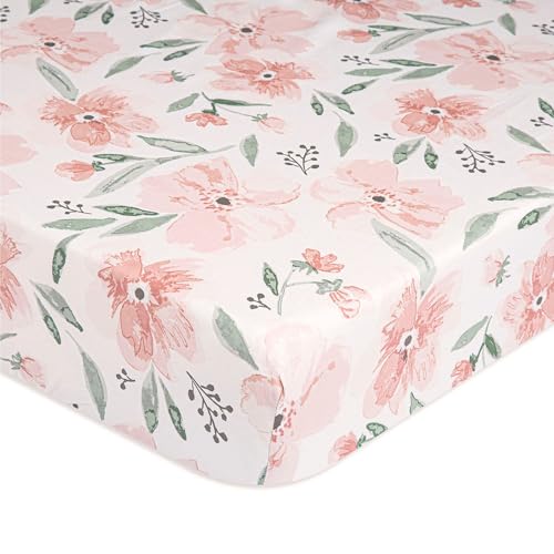 Floral Crib Sheets (Pink Floral)
