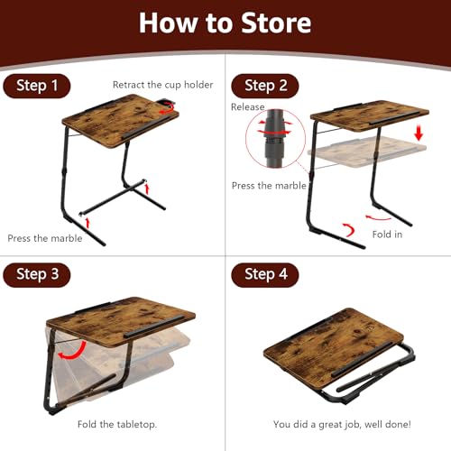 TV Trays Set of 2 (Rustic)