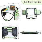 2PCS Kids Travel Tray (Light Pink/Green-2PCS)