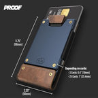 Slim Minimalist Wallets for Men (Classic Brown)