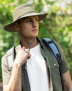 Cimarron Safari Sun Hat with Wide Brim for Outdoor Fishing Hiking (X-Large / Millitary Green)