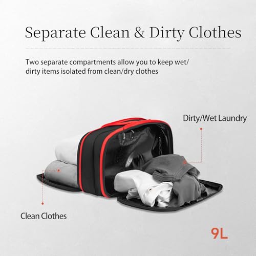 BeeNesting Waterproof Compression Packing Cubes sets (Black Gray / 8-Piece Set (2.5 L))